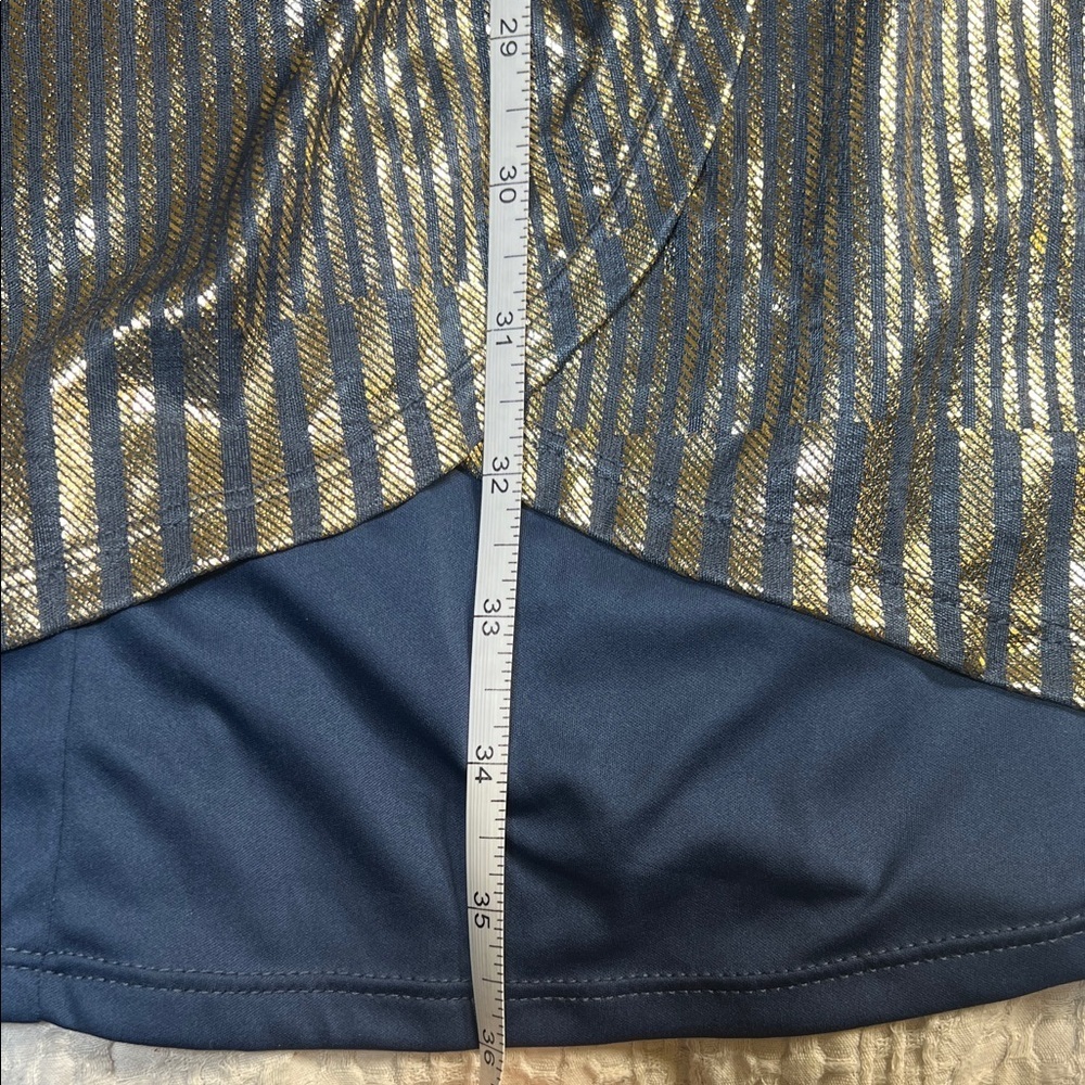 Hutch Gold and Black Midi Dress size 16W plus - Picture 7 of 12
